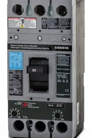 While Supplies Last Siemens FXD62B090 - 90A 2 Pole Molded Case Circuit Breaker