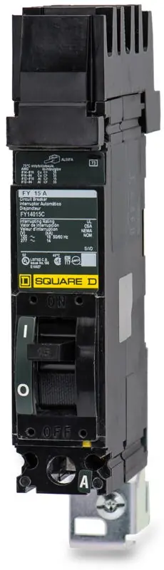 New Arrival Square D FY14015C - 15A 1 Pole Molded Case Circuit Breaker