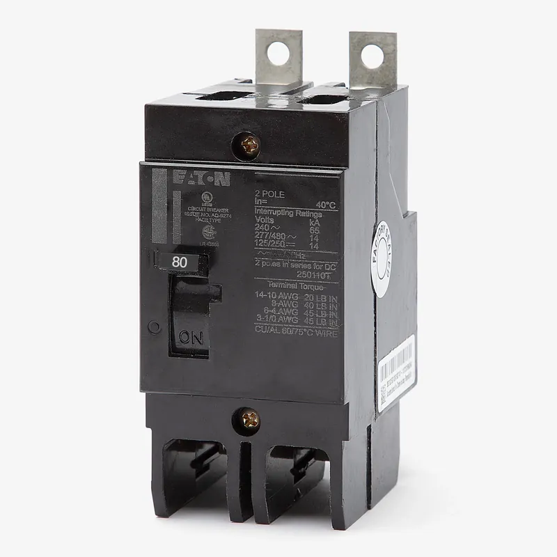 Eaton / Cutler-Hammer GHB2080 - 80A 2 Pole Molded Case Circuit Breaker Final Sale