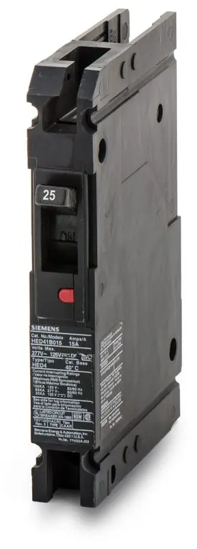 Last Chance Siemens HED41B025 - 25A 1 Pole Molded Case Circuit Breaker