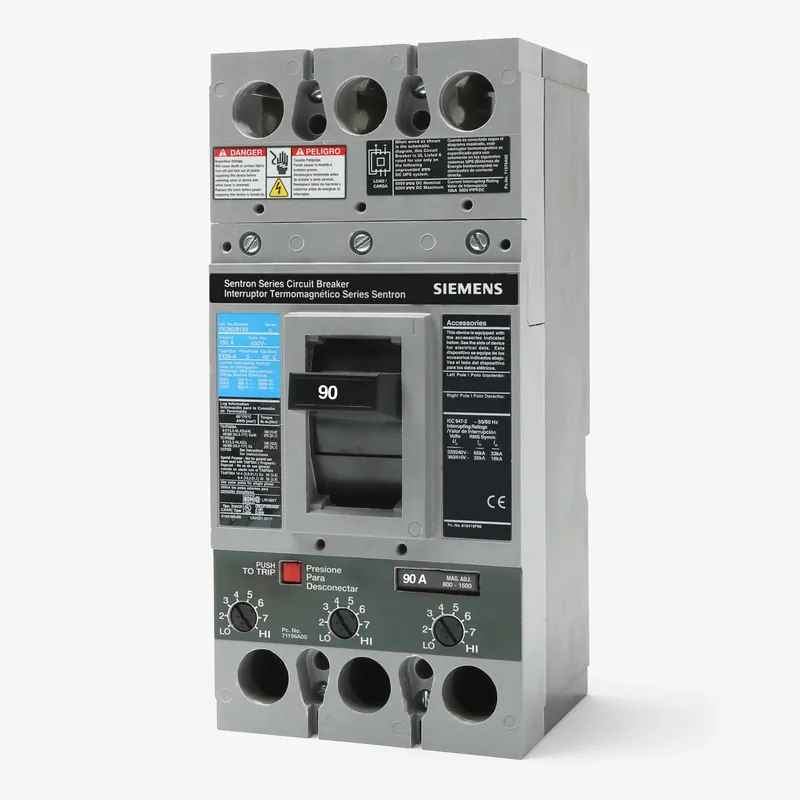 Low Price Siemens HFD63B090 - 90A 3 Pole Molded Case Circuit Breaker