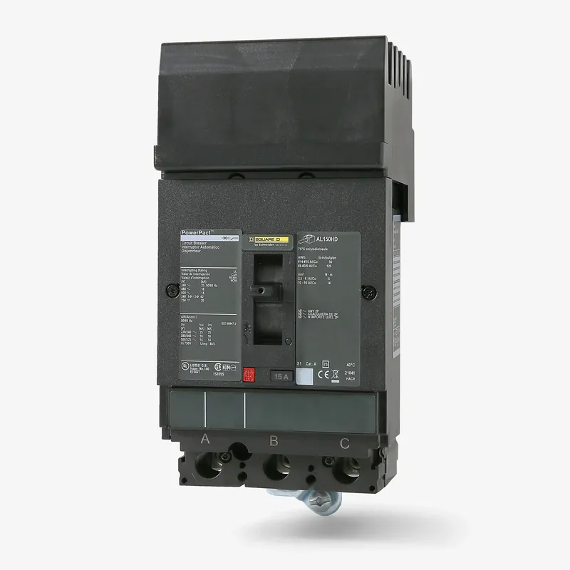 Trending Square D HJA36015 - 15A 3 Pole Molded Case Circuit Breaker