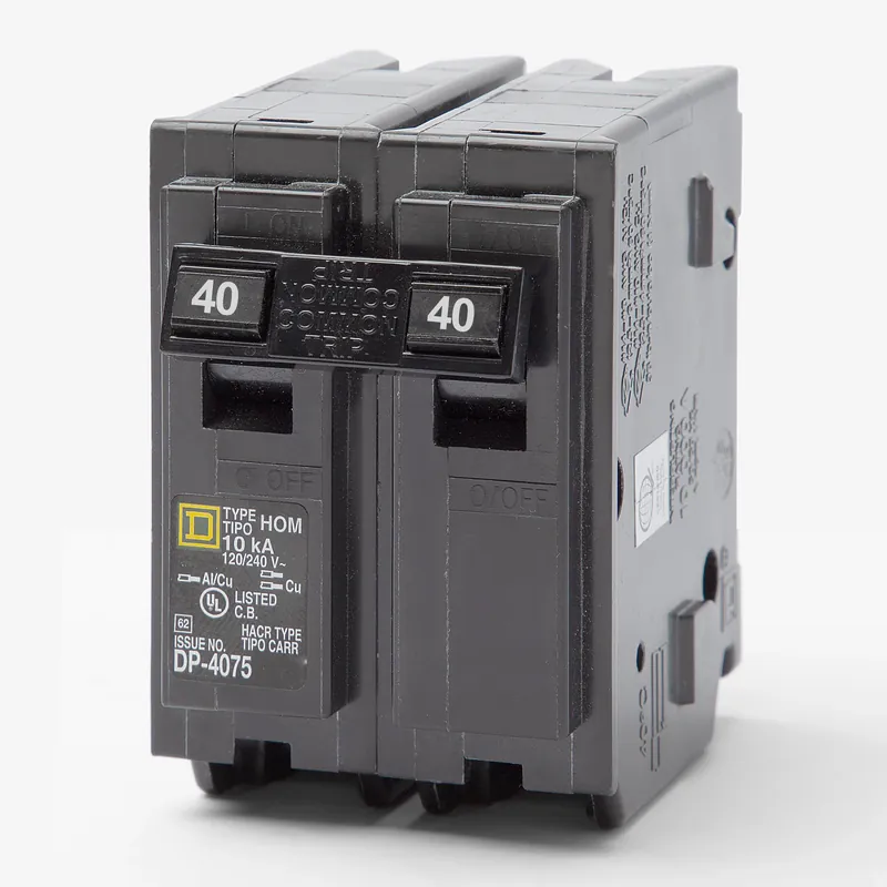 Place Order Square D HOM240 - 40A 2 Pole Miniature Circuit Breaker
