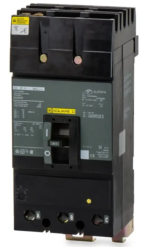 Markdown Square D KA36090 - 90A 3 Pole Molded Case Circuit Breaker