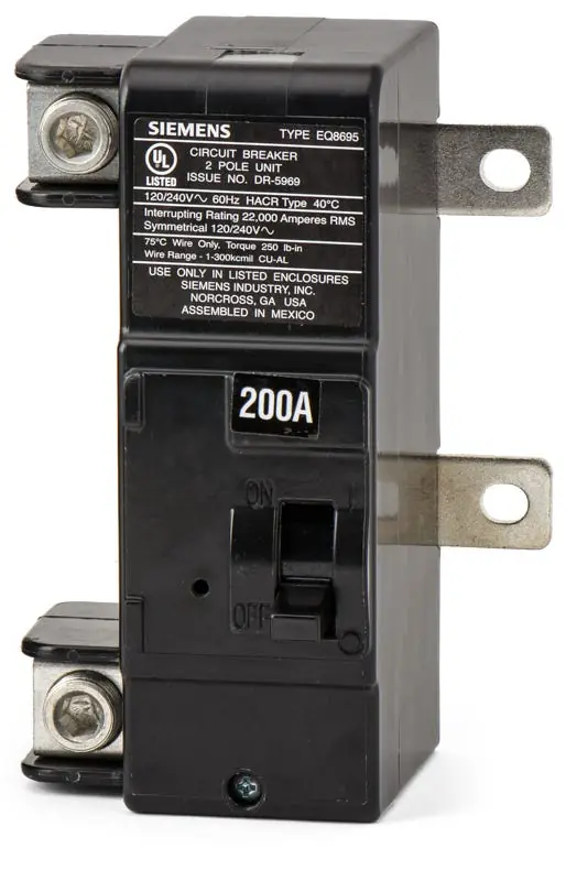 Siemens MBK200A - 200A 2 Pole Main Breaker Kit Final Sale