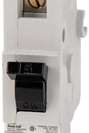 Same Day Shipping Federal Pacific NB111015 - 15A 1 Pole Molded Case Circuit Breaker