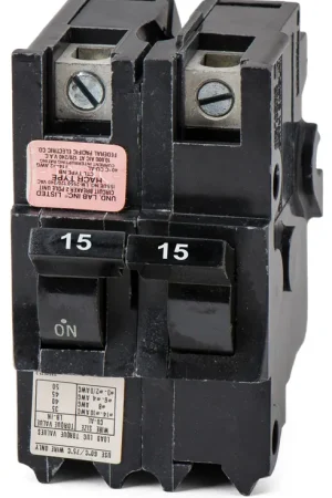 One Day Deal Federal Pacific NB221015 - 15A 2 Pole Miniature Circuit Breaker