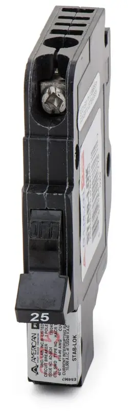 Federal Pacific NC025 - 25A 1 Pole Miniature Circuit Breaker Brand New