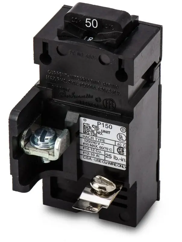 Fan Favorite Siemens P150 - 50A 1 Pole Molded Case Circuit Breaker