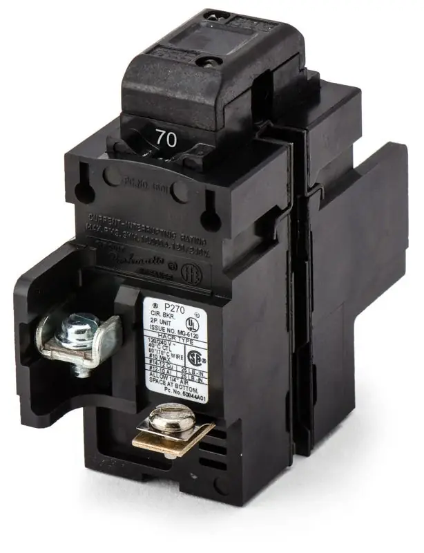 Siemens P270 - 70A 2 Pole Molded Case Circuit Breaker Certified