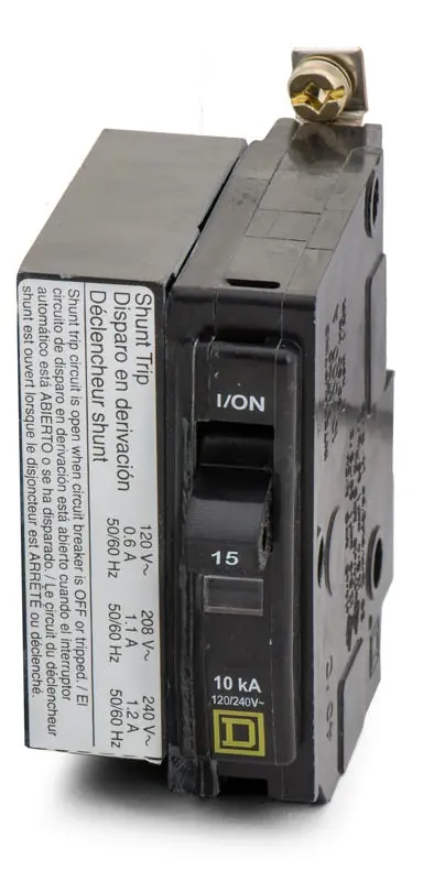Bargain Square D QOB115-1021 - 15A 1 Pole Miniature Circuit Breaker