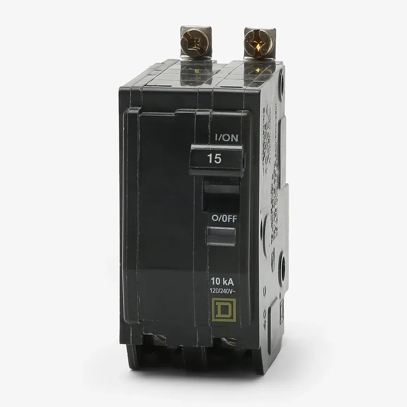Square D QOB215VH - 15A 2 Pole Miniature Circuit Breaker Save Now