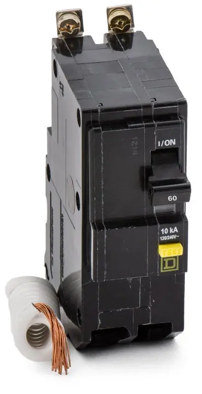 Square D QOB260GFI - 60A GFCI Miniature Circuit Breaker Buy Direct