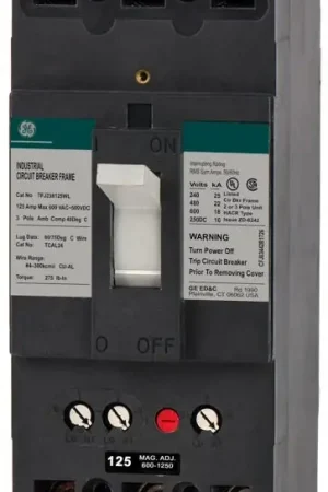 ABB / General Electric TFJ236125WL - 125A 3 Pole Molded Case Circuit Breaker Price Drop