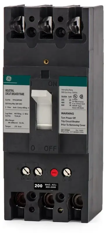 Special Offer ABB / General Electric TFK236200WL - 200A 3 Pole Molded Case Circuit Breaker