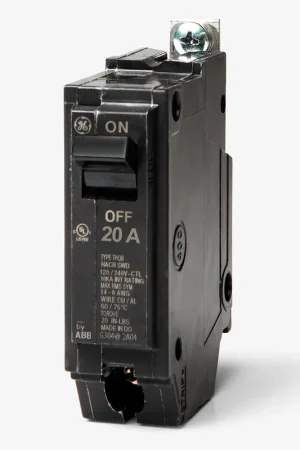 Next Day Delivery ABB / General Electric THQB1120 - 20A 1 Pole Miniature Circuit Breaker
