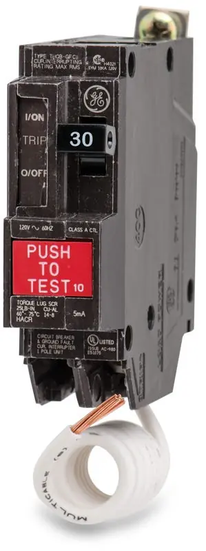 ABB / General Electric THQB1130GF - 30A GFCI Miniature Circuit Breaker Low Price