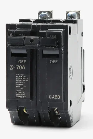ABB / General Electric THQB2170 - 70A 2 Pole Miniature Circuit Breaker Free Returns