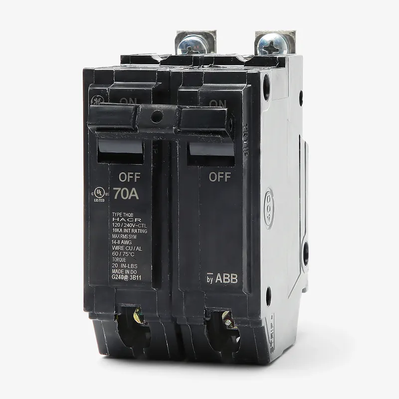 ABB / General Electric THQB2170 - 70A 2 Pole Miniature Circuit Breaker Free Returns