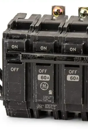 Final Sale ABB / General Electric THQB32060ST1 - 60A 3 Pole Miniature Circuit Breaker