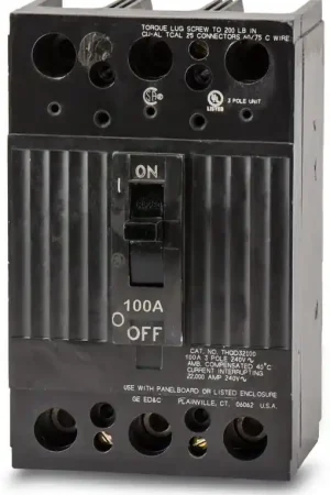 ABB / General Electric THQD32100 - 100A 3 Pole Molded Case Circuit Breaker Direct From Factory