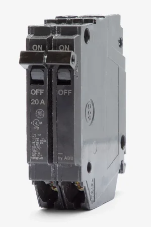 ABB / General Electric THQP220 - 20A 2 Pole Miniature Circuit Breaker Low Price