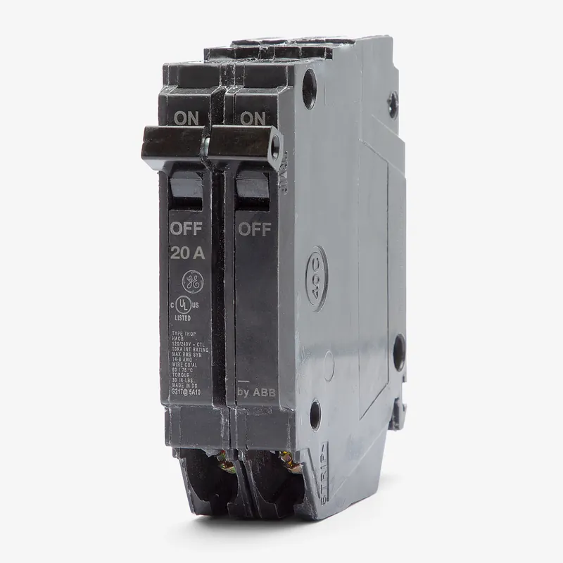 ABB / General Electric THQP220 - 20A 2 Pole Miniature Circuit Breaker Low Price