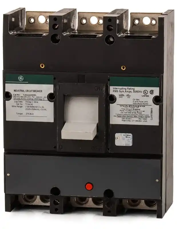 Affordable ABB / General Electric TJD432200WL - 200A 3 Pole Molded Case Circuit Breaker