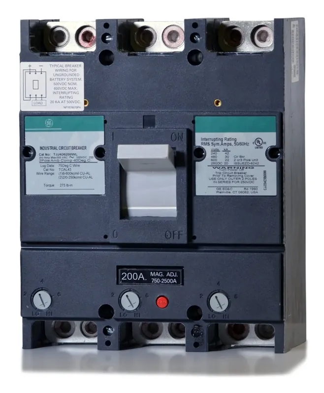 Seasonal Sale ABB / General Electric TJJ436200WL - 200A 3 Pole Molded Case Circuit Breaker