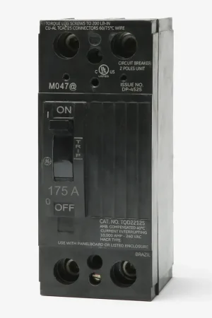 ABB / General Electric TQD22175 - 175A 2 Pole Molded Case Circuit Breaker Free Returns