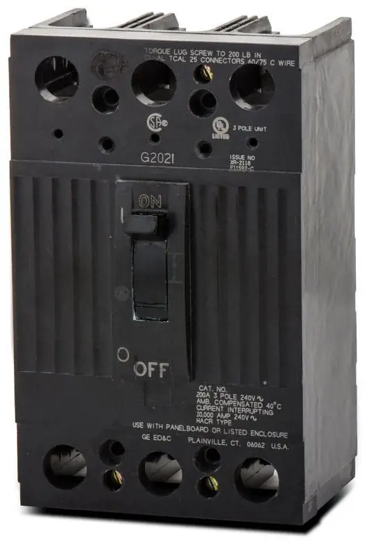 ABB / General Electric TQD32175 - 175A 3 Pole Molded Case Circuit Breaker Best Seller