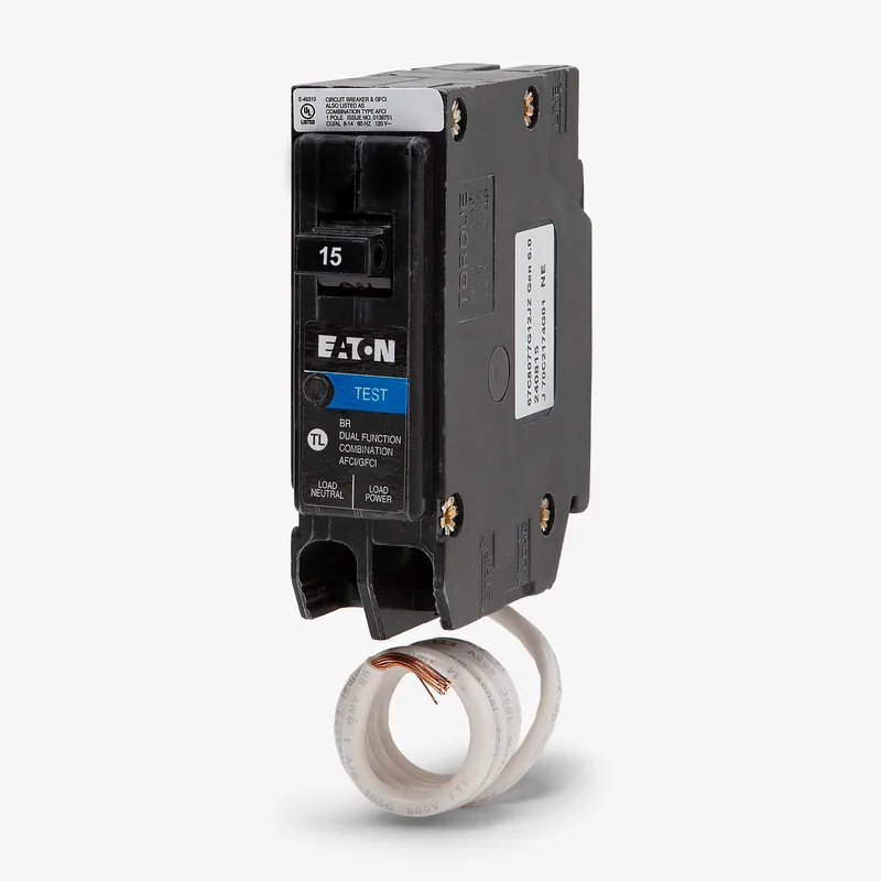 Hassle-Free Returns Eaton / Cutler-Hammer BRN115DF - 15A Dual Function Miniature Circuit Breaker