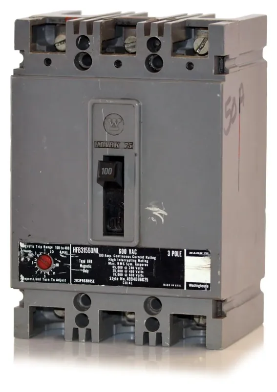 Instant Buy Eaton / Westinghouse HFB31550ML - 100A 3 Pole Motor Circuit Protector