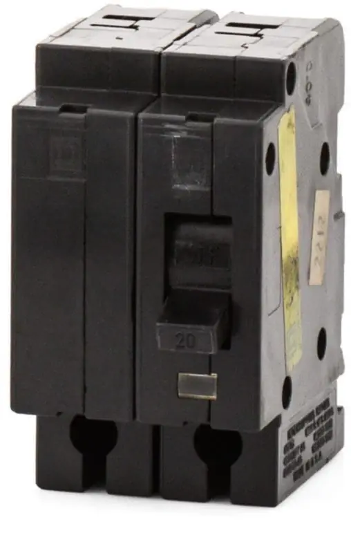 Square D EH24020 - 20A 2 Pole Molded Case Circuit Breaker Authentic