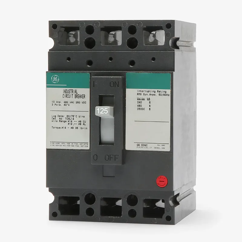 ABB / General Electric THED136125 - 125A 3 Pole Molded Case Circuit Breaker One Day Deal