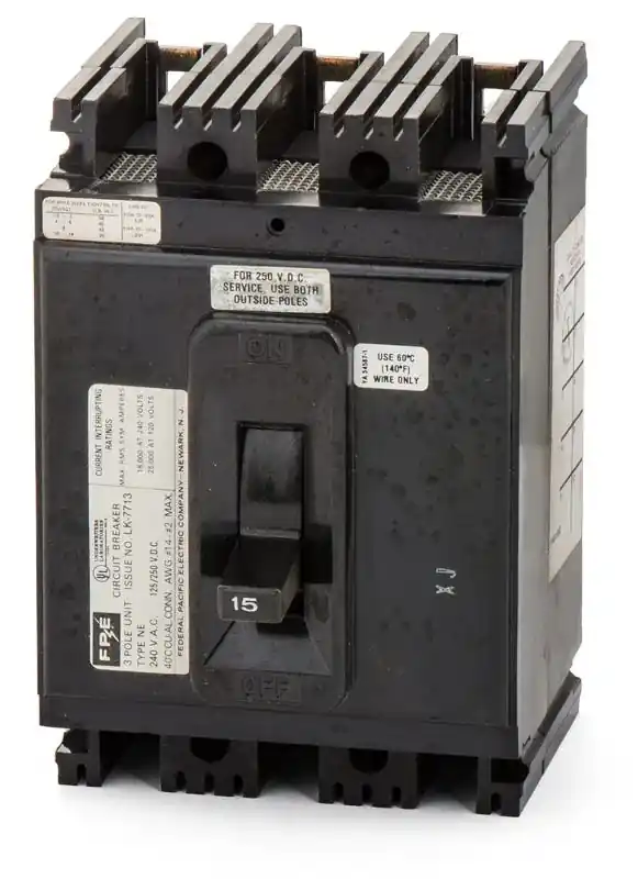 Federal Pacific NE237025 - 25A 3 Pole Molded Case Circuit Breaker Luxury