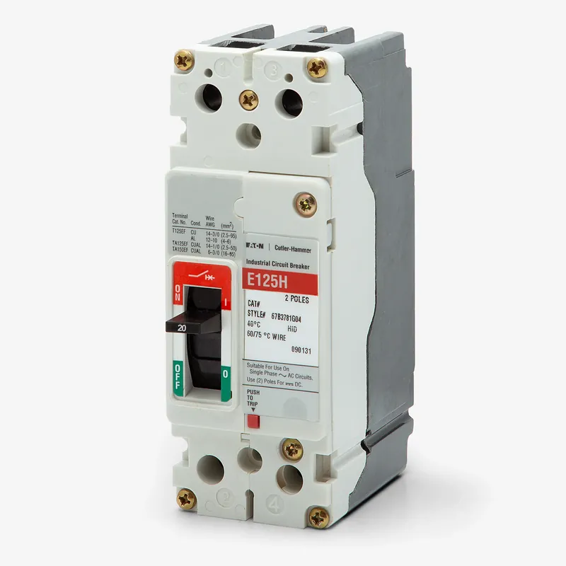 Markdown Eaton / Cutler-Hammer EGS2020FFG - 20A 2 Pole Molded Case Circuit Breaker