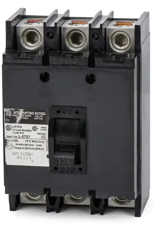 Square D Q2L3125H - 125A 3 Pole Molded Case Circuit Breaker Best Price