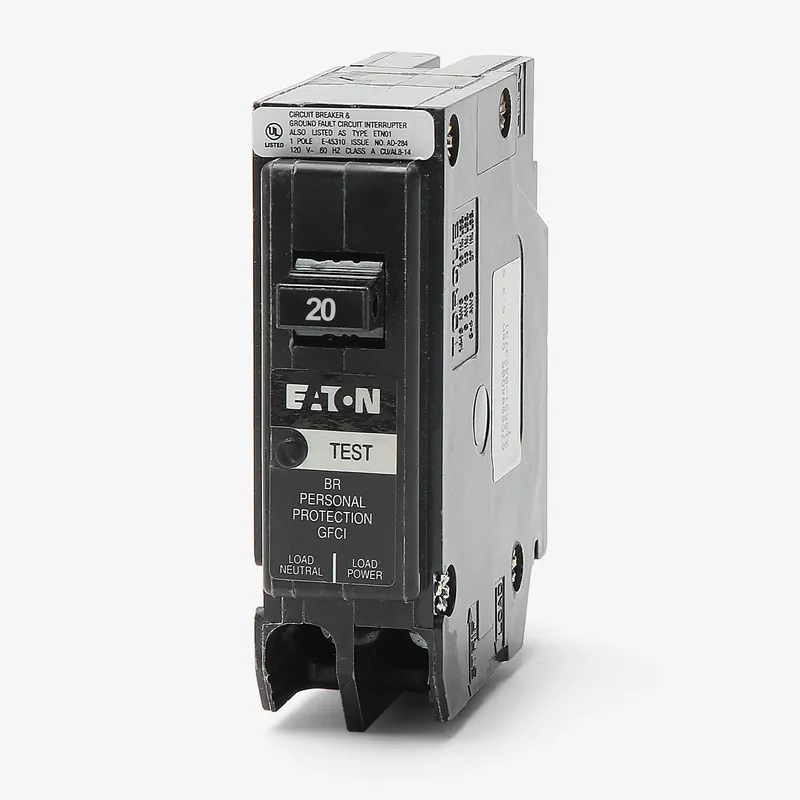 Eaton / Cutler-Hammer BRP120GF - 20A GFCI Miniature Circuit Breaker Popular