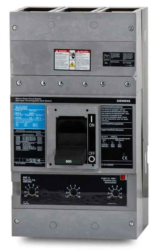 Siemens MXD63B700 - 700A 3 Pole Molded Case Circuit Breaker Factory Price