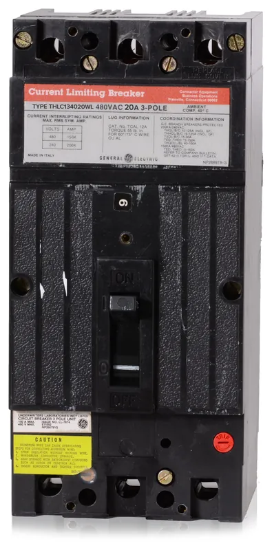 Today Only ABB / General Electric THLC134020WL - 20A 3 Pole Molded Case Circuit Breaker