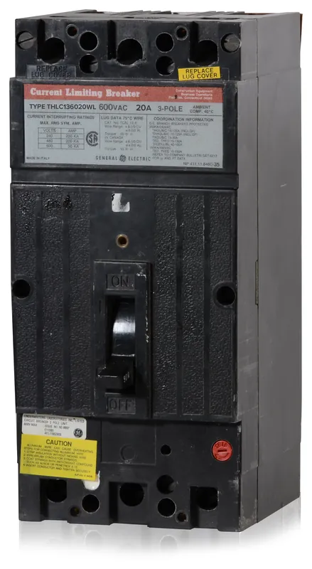 ABB / General Electric THLC136020WL - 20A 3 Pole Molded Case Circuit Breaker Grab Now
