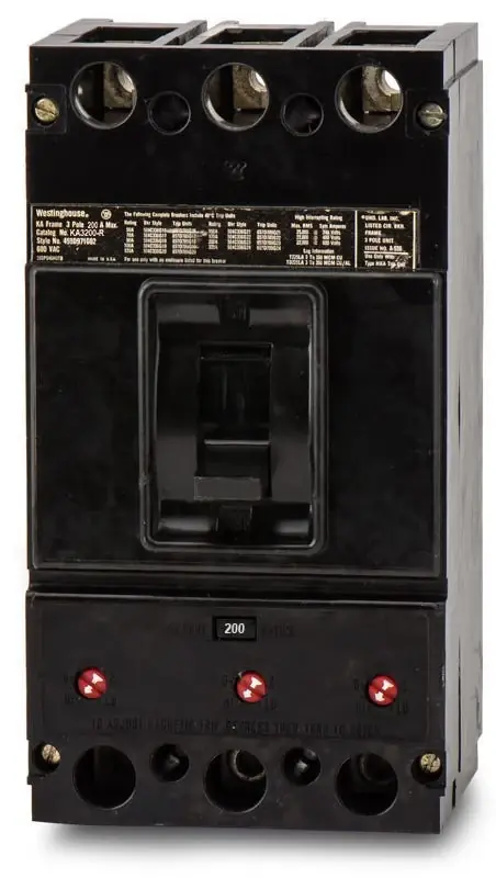 Eaton / Cutler-Hammer KA3200 - 200A 3 Pole Molded Case Circuit Breaker High Quality