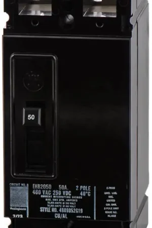 One Day Deal Eaton / Cutler-Hammer EHB2050 - 50A 2 Pole Molded Case Circuit Breaker