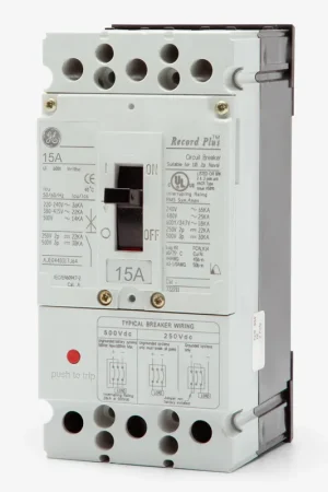 ABB / General Electric FCS36TE015R - 15A 3 Pole Molded Case Circuit Breaker Must Have