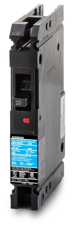 Siemens ED61B060 - 60A 1 Pole Molded Case Circuit Breaker Best Choice