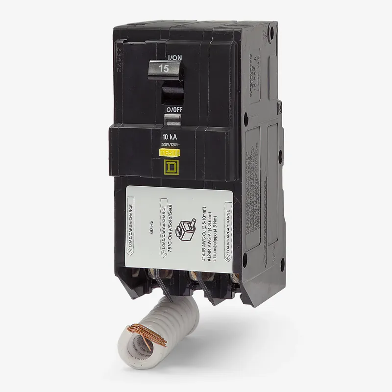 Square D QO315GFI - 15A GFCI Miniature Circuit Breaker Best Seller