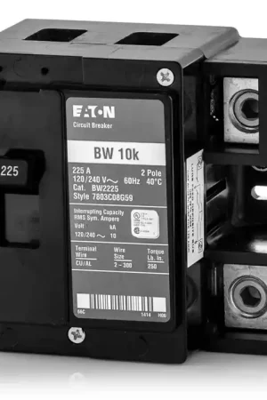 Don't Miss Out Eaton / Cutler-Hammer BW2225 - 225A 2 Pole Molded Case Circuit Breaker