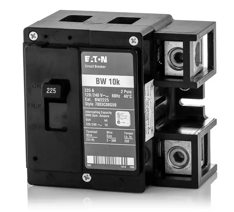 Don't Miss Out Eaton / Cutler-Hammer BW2225 - 225A 2 Pole Molded Case Circuit Breaker