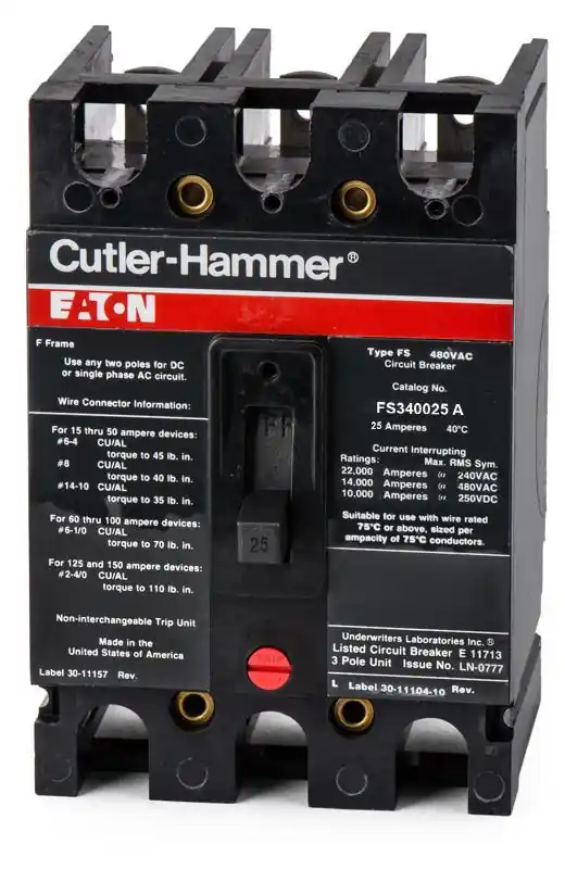 Westinghouse FS340025A 3 Pole Circuit Breaker Next Day Delivery